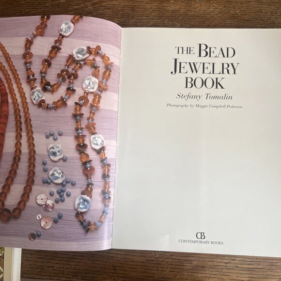 The Bead Jewelry Book Paperback Stefany Tomalin - Picture 2 of 5